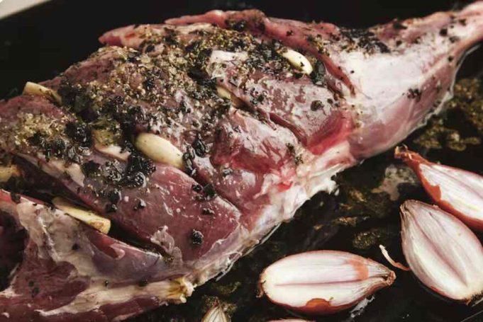 Garlic Herb Crusted Prime Rib